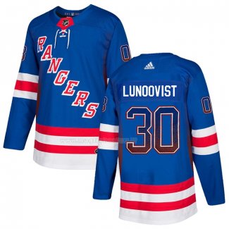 Maglia Hockey New York Rangers Henrik Lundqvist Drift Fashion Blu