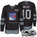 Maglia Hockey New York Rangers J.T. Miller 1917-2017 100th Anniversario Nero