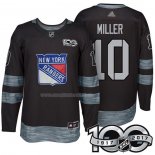 Maglia Hockey New York Rangers J.T. Miller 1917-2017 100th Anniversario Nero