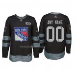 Maglia Hockey New York Rangers Personalizzate Nero