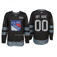 Maglia Hockey New York Rangers Personalizzate Nero