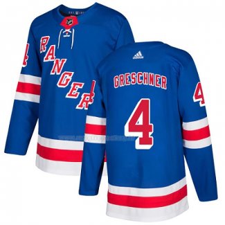 Maglia Hockey New York Rangers Ron Greschner Home Autentico Blu