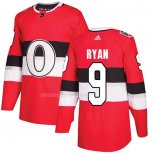 Maglia Hockey Ottawa Senators Bobby Ryan Autentico 2017 100 Classic Rosso