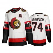Maglia Hockey Ottawa Senators Mark Borowiecki Away 2020-21 Bianco