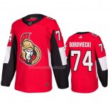 Maglia Hockey Ottawa Senators Mark Borowiecki Home Autentico Rosso