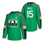 Maglia Hockey Ottawa Senators Zack Smith 2018 Dia de San Patricio Verde