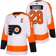 Maglia Hockey Philadelphia Flyers Claude Giroux Autentico Away 2018 Bianco