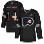 Maglia Hockey Philadelphia Flyers Couturier 2020 USA Flag Nero