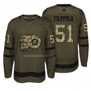 Maglia Hockey Philadelphia Flyers Valtteri Filppula Salute To Service Verde Militare