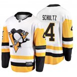 Maglia Hockey Pittsburgh Penguins Justin Schultz 2019 Away Breakaway Bianco
