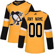 Maglia Hockey Pittsburgh Penguins Personalizzate Alternato Autentico Or