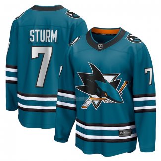 Maglia Hockey San Jose Sharks Nico Sturm Home Breakaway Verde