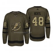 Maglia Hockey San Jose Sharks Tomas Hertl 2018 Salute To Service Verde Militare
