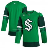 Maglia Hockey Seattle Kraken 2023 St. Patrick's Day Autentico Verde