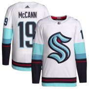 Maglia Hockey Seattle Kraken Jared Mccann Away Autentico Primegreen Bianco