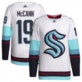Maglia Hockey Seattle Kraken Jared Mccann Away Autentico Primegreen Bianco