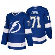 Maglia Hockey Tampa Bay Lightning Anthony Cirelli Home Autentico Giocatore Blu