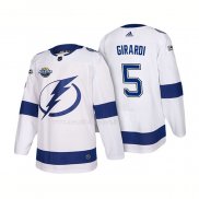 Maglia Hockey Tampa Bay Lightning Dan Girardi 2018 Bianco