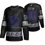 Maglia Hockey Tampa Bay Lightning Personalizzate Breakaway Nero
