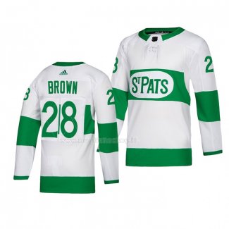 Maglia Hockey Toronto Maple Leafs Connor Brown Road Bianco