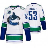 Maglia Hockey Vancouver Canucks Bo Horvat Away Autentico Bianco