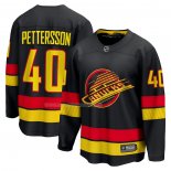 Maglia Hockey Vancouver Canucks Elias Pettersson Alternato Premier Breakaway 2022-23 Nero