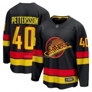 Maglia Hockey Vancouver Canucks Elias Pettersson Alternato Premier Breakaway 2022-23 Nero