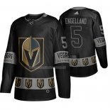Maglia Hockey Vegas Golden Knights Deryk Engelland Breakaway Nero