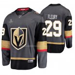 Maglia Hockey Vegas Golden Knights Marc Andre Fleury Stanley Cup Playoffs Breakaway Giocatore Nero
