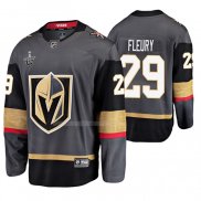 Maglia Hockey Vegas Golden Knights Marc Andre Fleury Stanley Cup Playoffs Breakaway Giocatore Nero