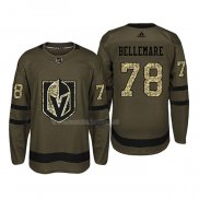 Maglia Hockey Vegas Golden Knights Pierre Edouard Bellemare 2018 Salute To Service Verde Militare