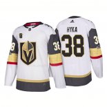 Maglia Hockey Vegas Golden Knights Tomas Hyka Away 2018 Bianco
