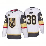 Maglia Hockey Vegas Golden Knights Tomas Hyka Away 2018 Bianco