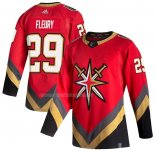 Maglia Hockey Vegas Oren Knights Marc Andre Fleury Reverse Throwback Autentico 2020-21 Rosso