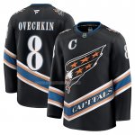Maglia Hockey Washington Capitals Alexander Ovechkin 50th Anniversary Premier Breakaway Nero