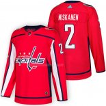Maglia Hockey Washington Capitals Matt Niskanen Autentico Home 2018 Rosso