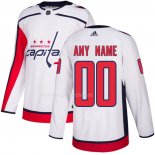 Maglia Hockey Washington Capitals Personalizzate Away Bianco