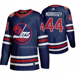 Maglia Hockey Winnipeg Jets Josh Morrissey Heritage Classic 2019-20 Blu