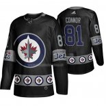 Maglia Hockey Winnipeg Jets Kyle Connor Breakaway Nero